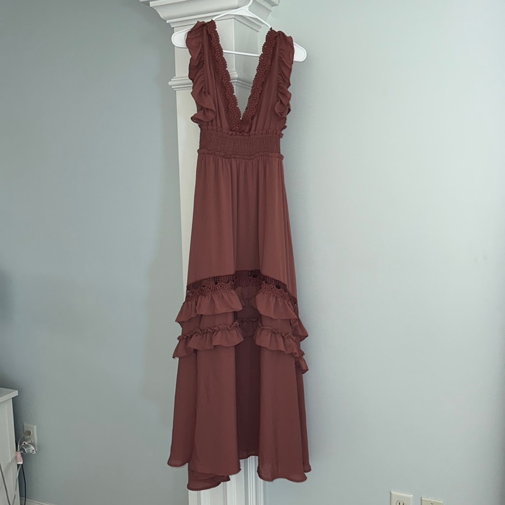 Jasmine Ruffle Maxi Dress
